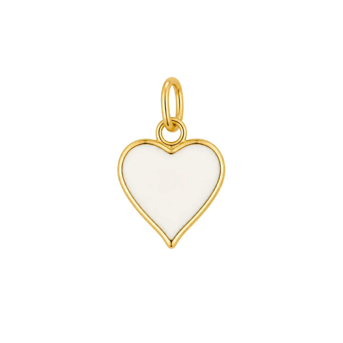 White Filled Heart