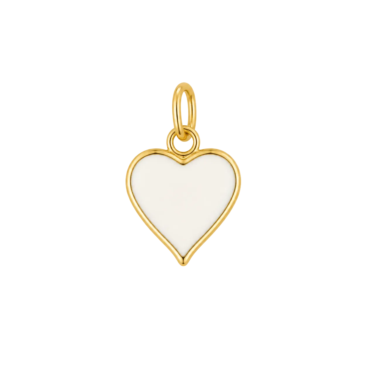 White Filled Heart