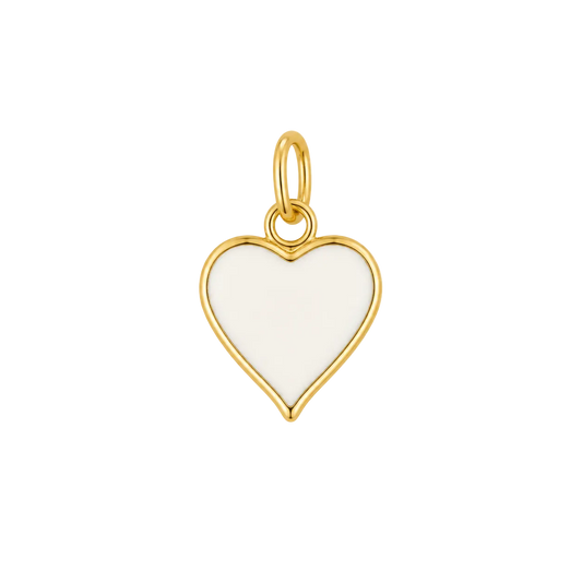 White Filled Heart