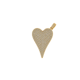 Large Pave Heart