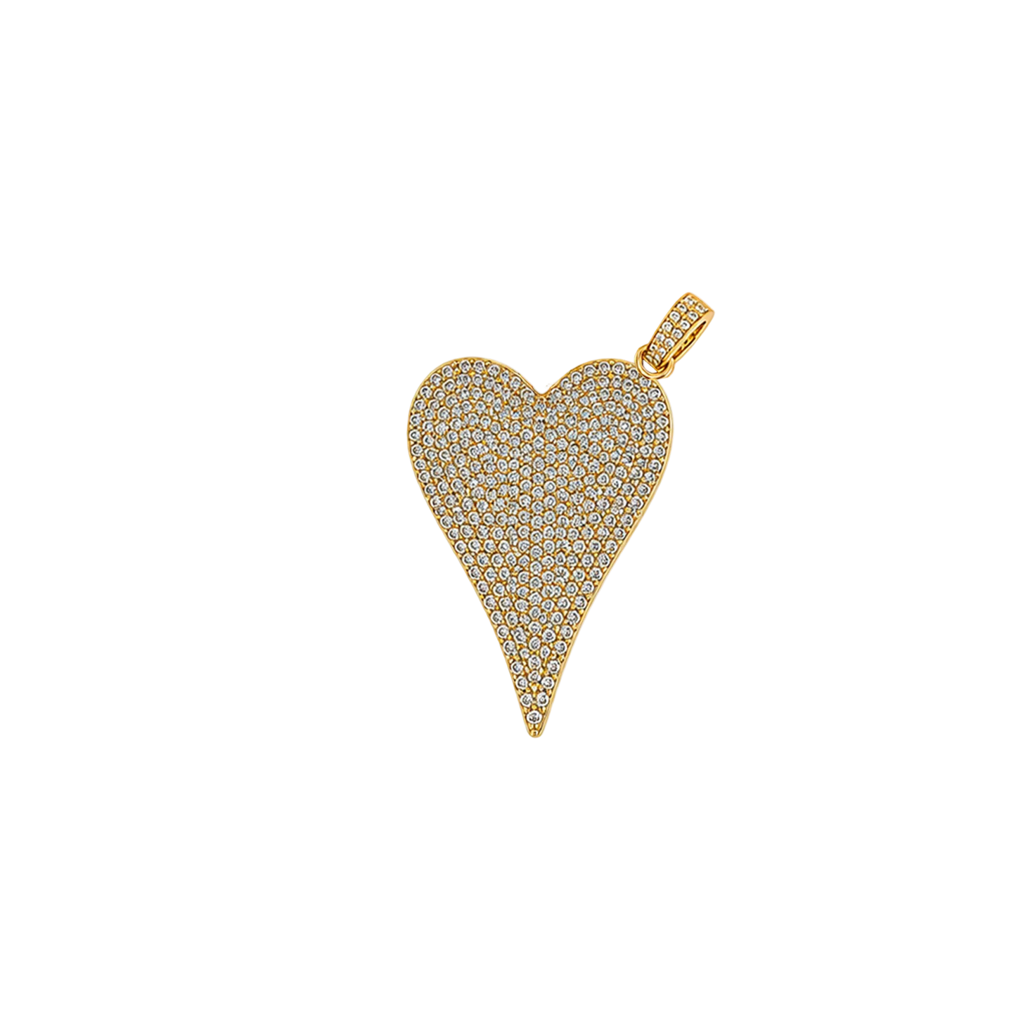 Large Pave Heart