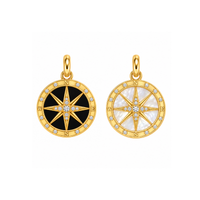 Crystal Compass Medallion