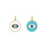 Enamel Evil Eye Medallion