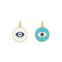 Enamel Evil Eye Medallion
