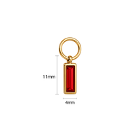 Mini Baguette Gemstone