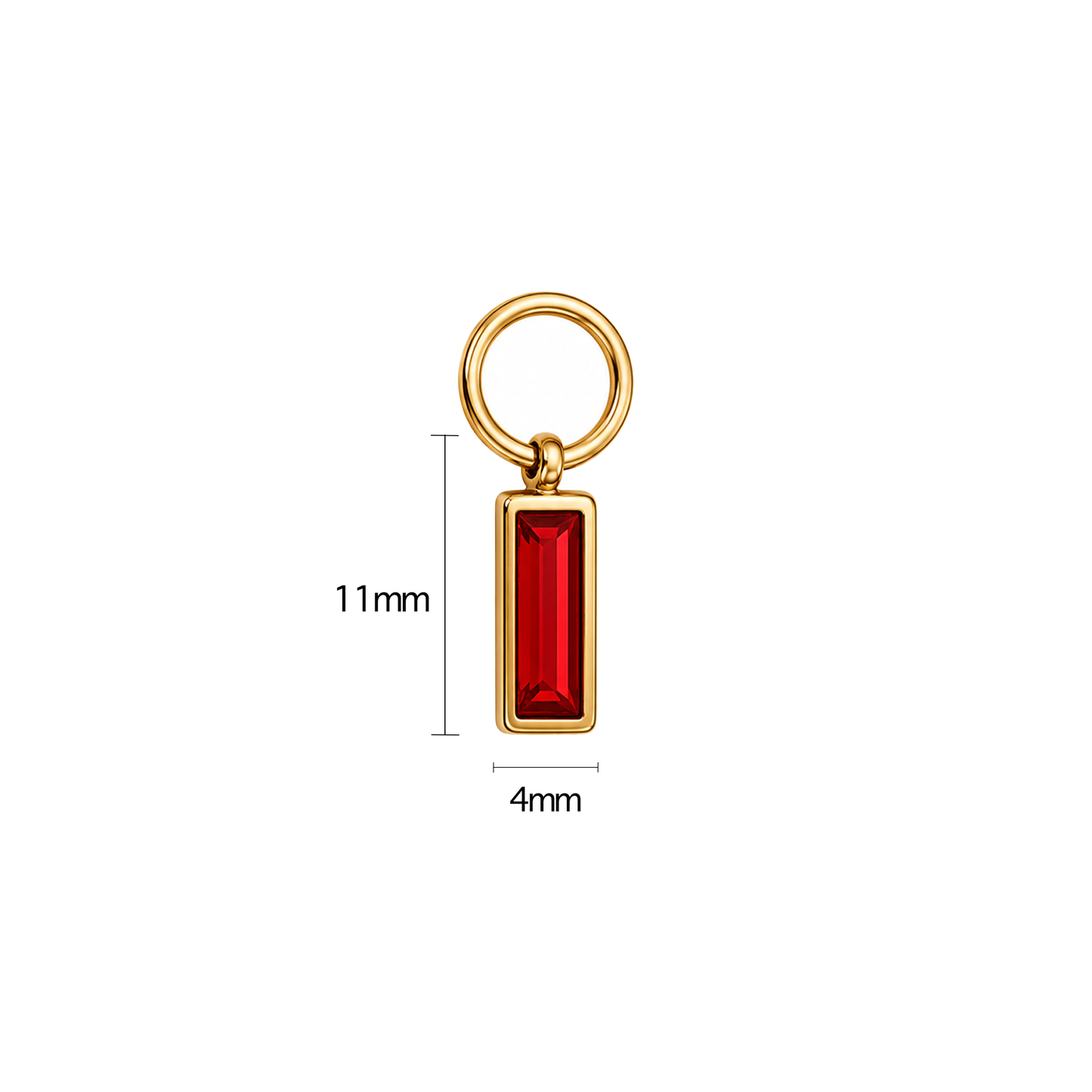 Mini Baguette Gemstone