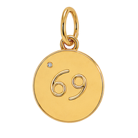 Gold Horoscope Medallion (Charm Builder)