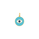 Enamel Evil Eye Medallion