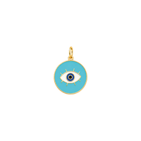Enamel Evil Eye Medallion