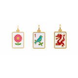 Enamel Mahjong Tile