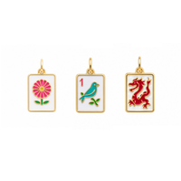 Enamel Mahjong Tile