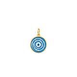 Glass Evil Eye Medallion