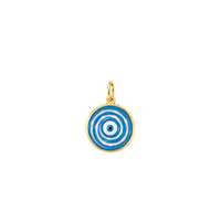 Glass Evil Eye Medallion