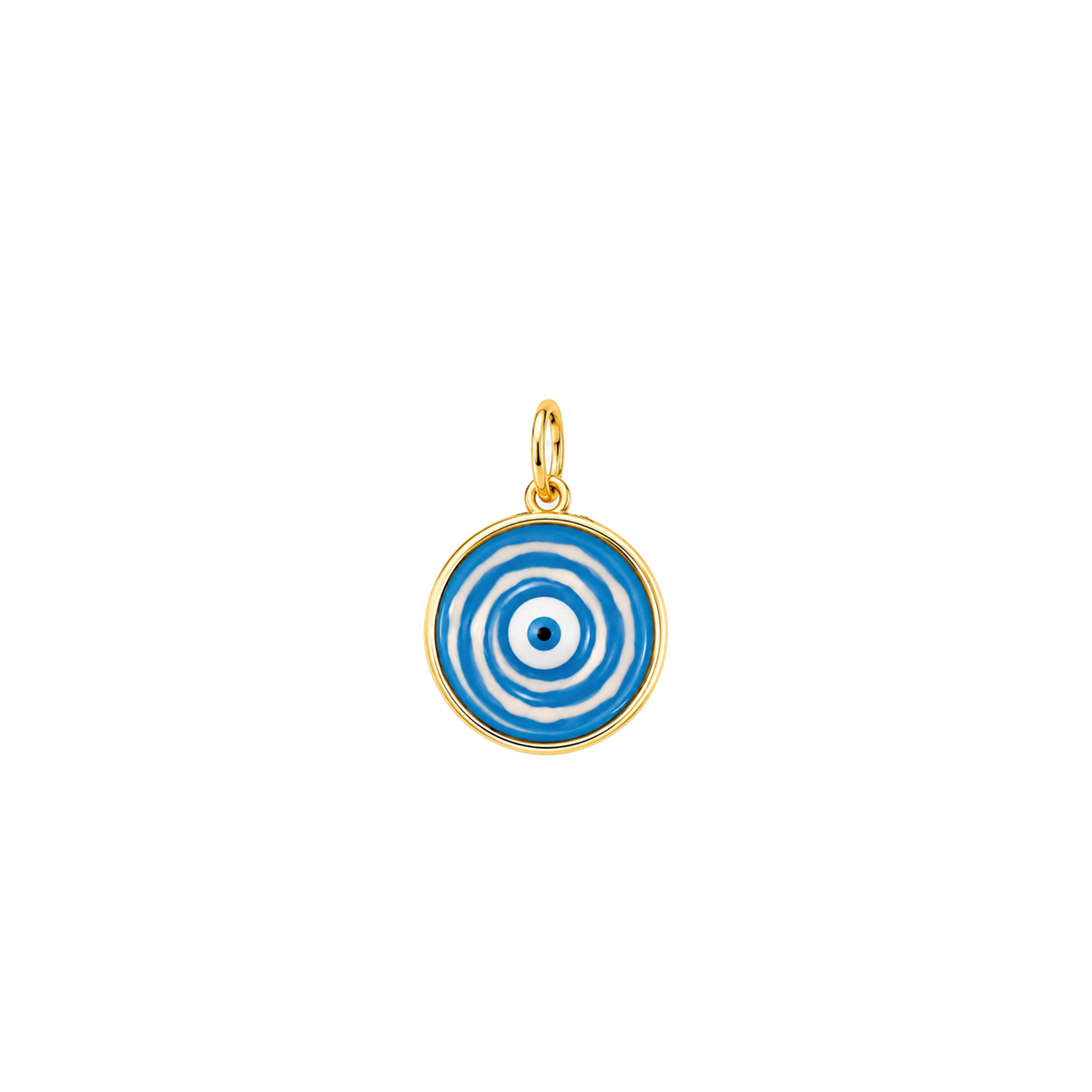 Glass Evil Eye Medallion