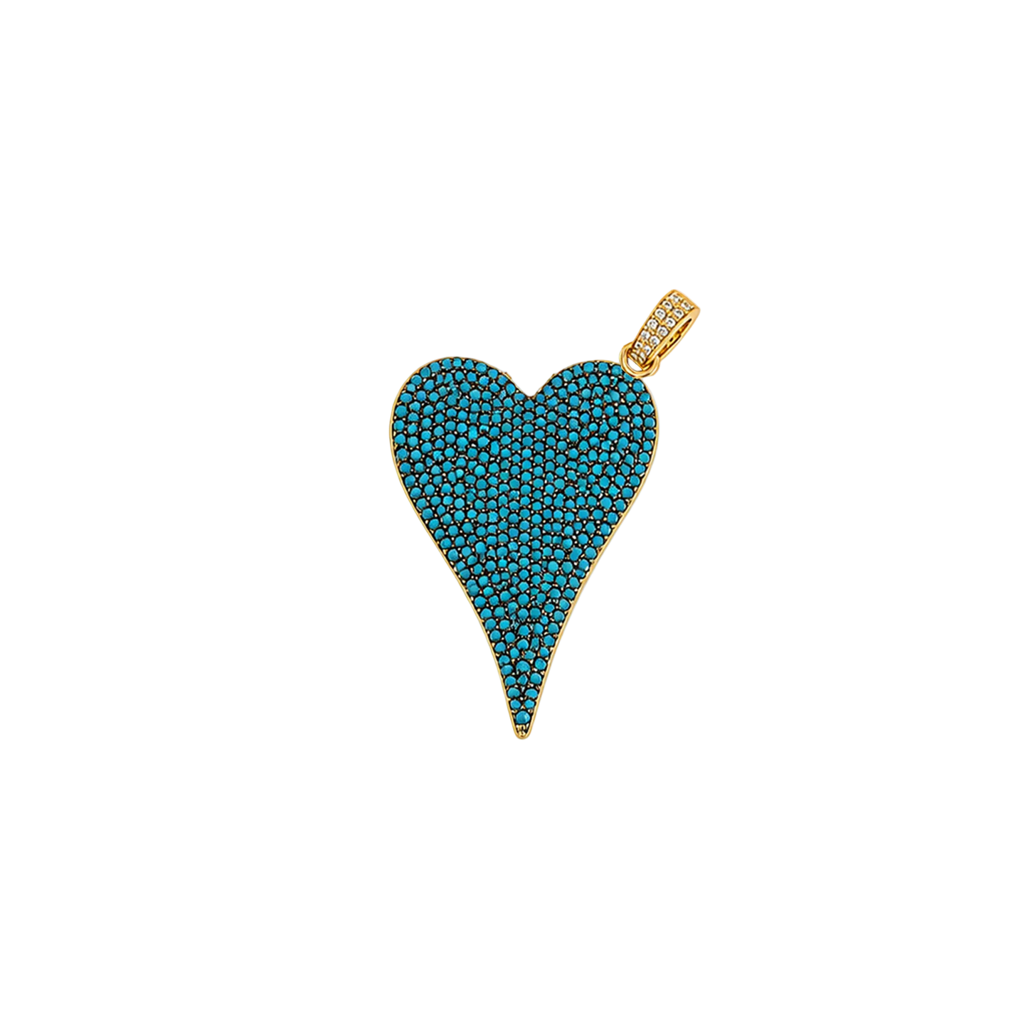 Large Pave Heart