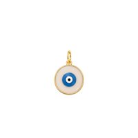 Glass Evil Eye Medallion