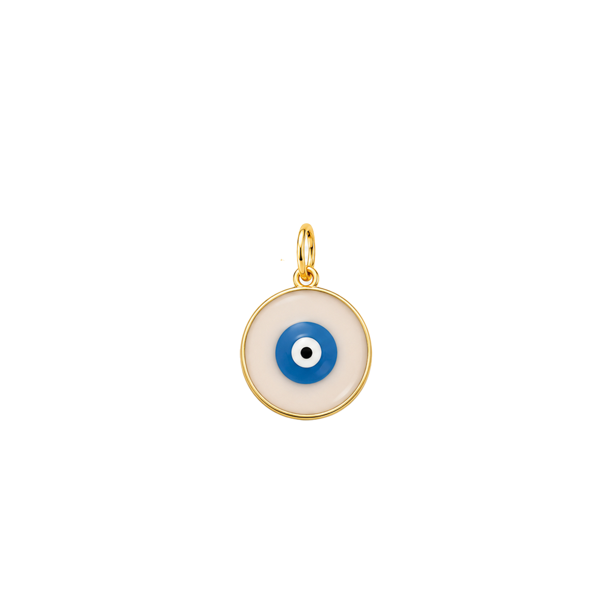Glass Evil Eye Medallion