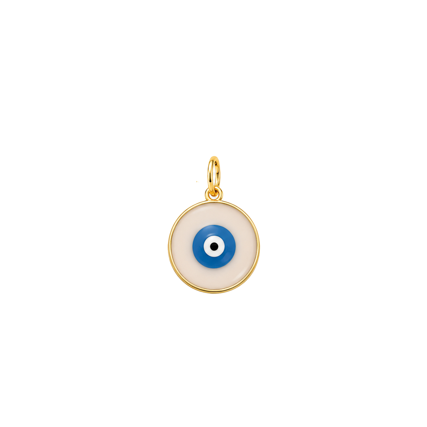 Glass Evil Eye Medallion