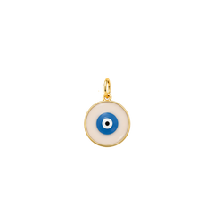 Glass Evil Eye Medallion