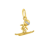 Skier Charm