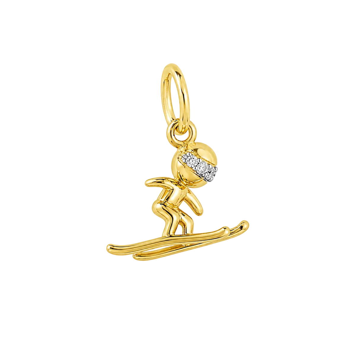 Skier Charm