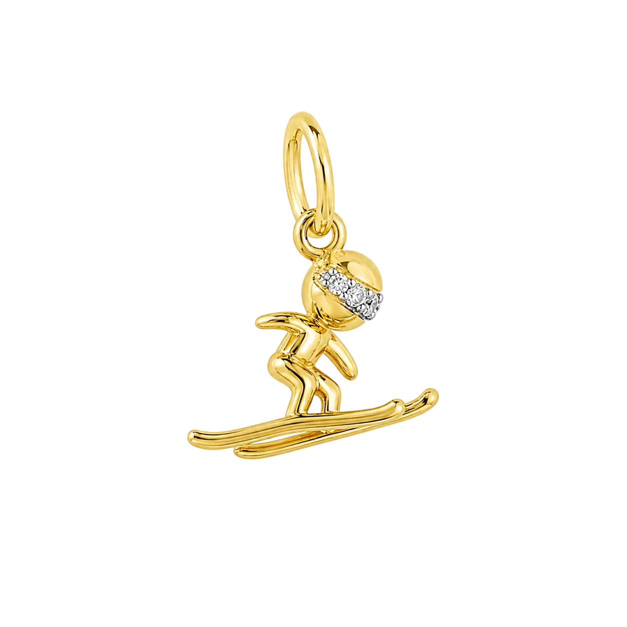 Skier Charm