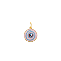 Glass Evil Eye Medallion
