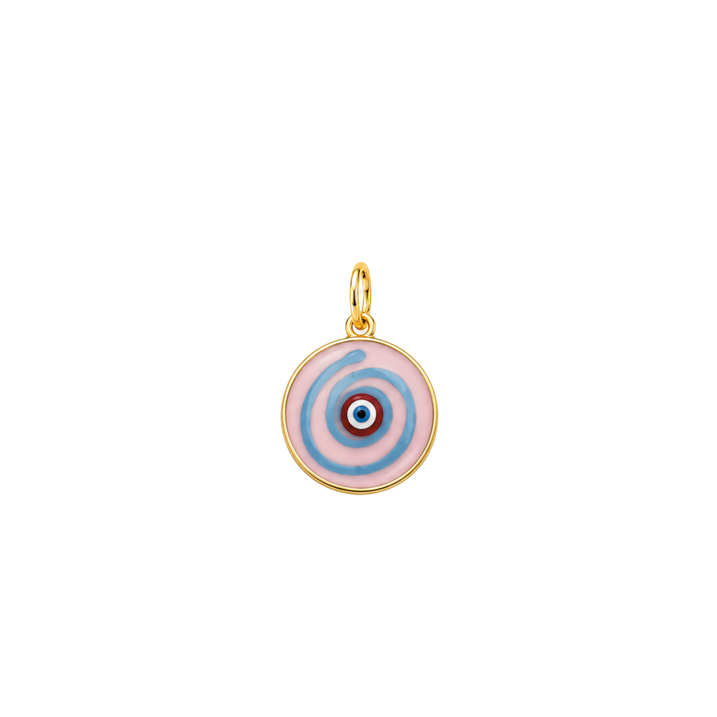 Glass Evil Eye Medallion