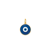 Glass Evil Eye Medallion