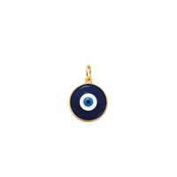 Glass Evil Eye Medallion