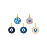 Glass Evil Eye Medallion