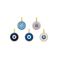 Glass Evil Eye Medallion