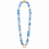 Agate Cubed Stone Chain