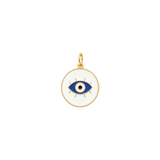 Enamel Evil Eye Medallion