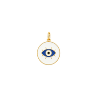 Enamel Evil Eye Medallion