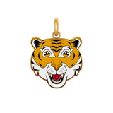 Enamel Tiger Head