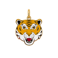 Enamel Tiger Head