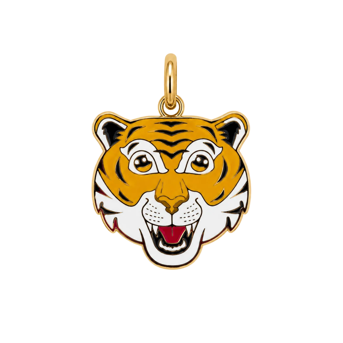 Enamel Tiger Head
