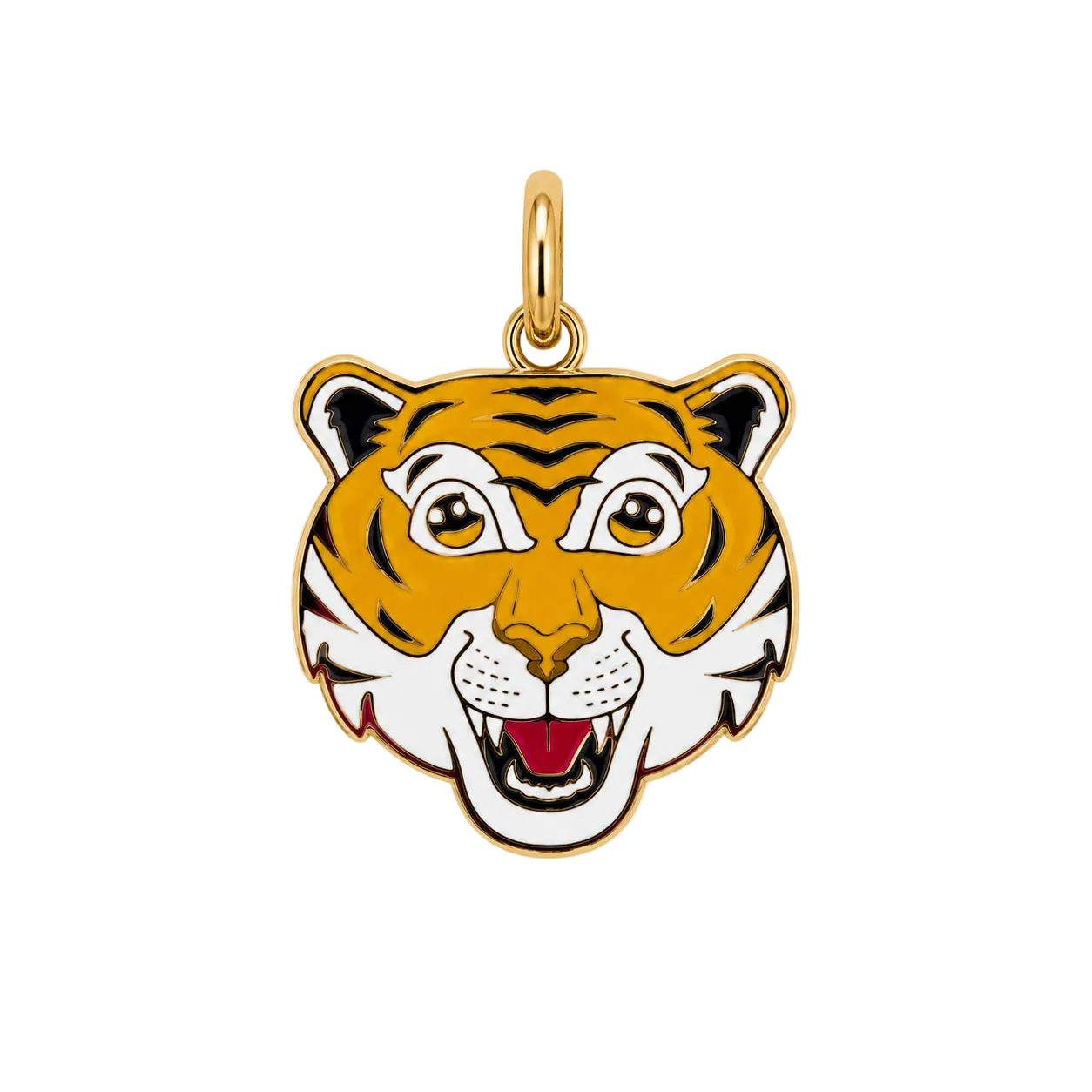 Enamel Tiger Head