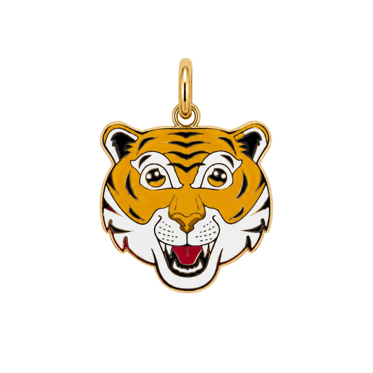Enamel Tiger Head