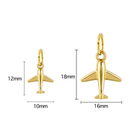 Gold Airplane