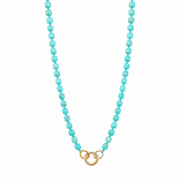 Turquoise Howlite Stone Chain (Charm Builder)