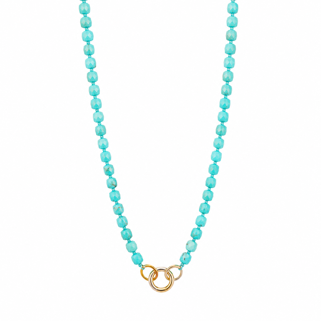 Turquoise Howlite Stone Chain (Charm Builder)