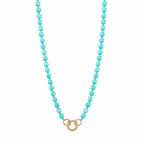 Turquoise Howlite Stone Chain (Charm Builder)