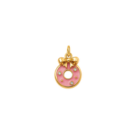 Gold Bow Donut