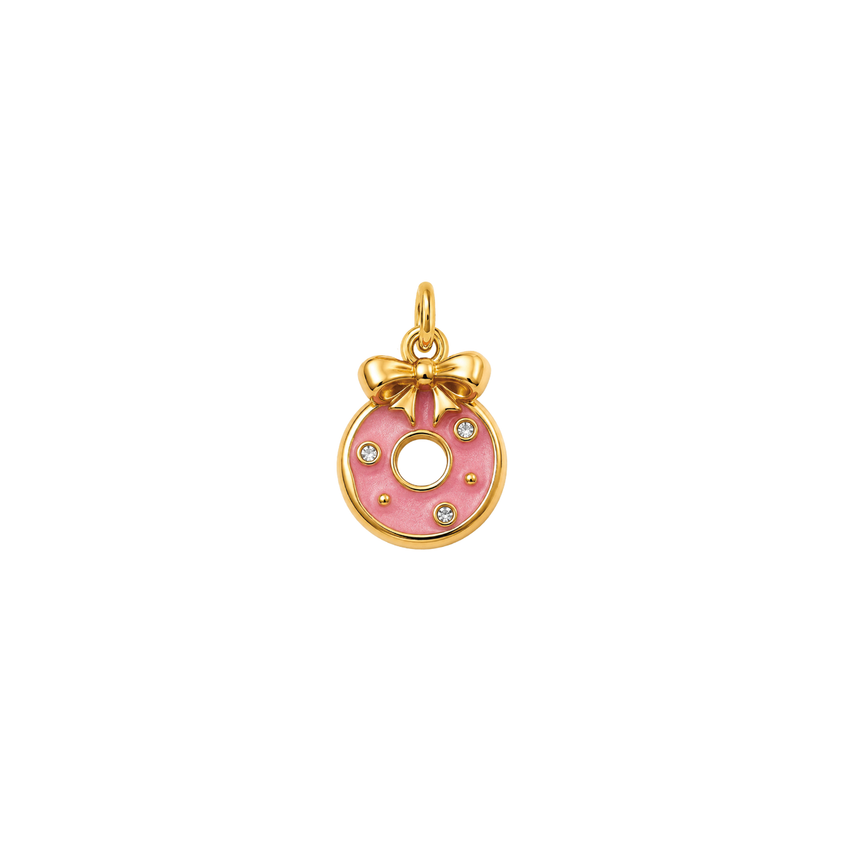 Gold Bow Donut
