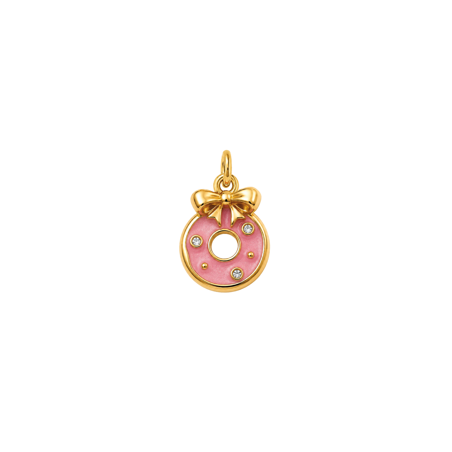 Gold Bow Donut