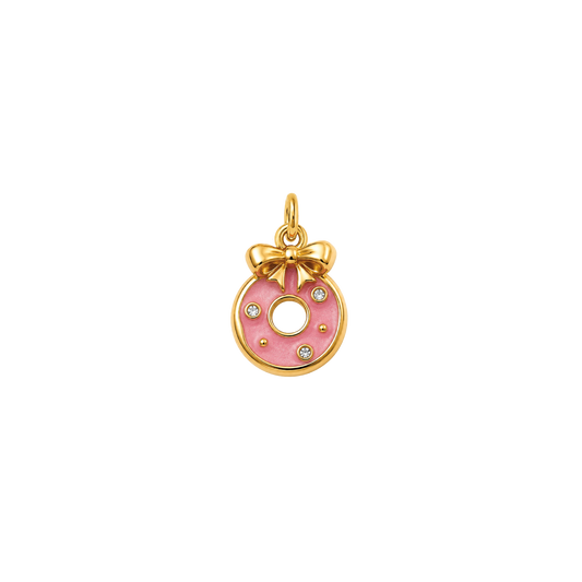 Gold Bow Donut
