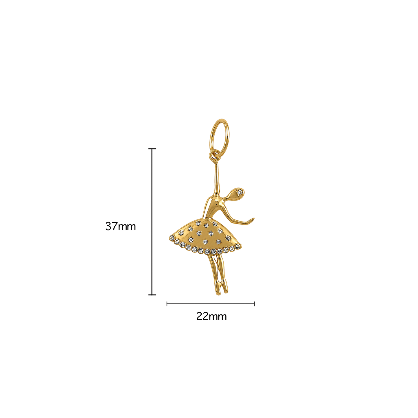 Pave Ballerina