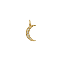 Pave Crescent Moon